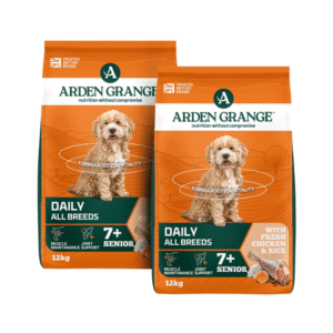 Arden Grange Senior with fresh chicken & rice 2 x 12kg