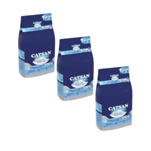 Catsan Hygiene Non-Clumping Cat Litter, 3 Packs (3 x 20L)