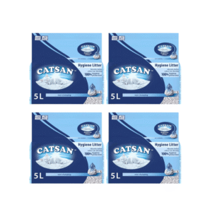 Catsan Hygiene Cat Litter, Quick Absorbency, 4 x 5L Bags (20L Total)