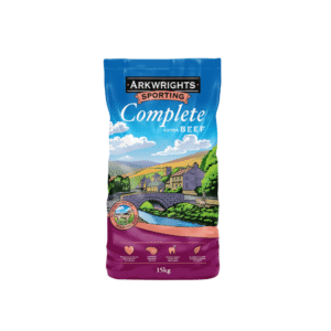 Arkwrights Sporting Beef Dry Dog Food for Working Adult Dogs (15kg)