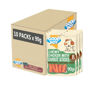 Good Boy Chewy Chicken with Carrot Sticks - 10 x 90g (Rawhide Free)
