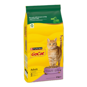 GO-CAT Adult Chicken and Duck Dry Cat Food 2kg (Pack of 4)
