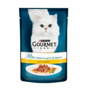 Gourmet Perle Adult Wet Cat Food - Chicken Mini Fillets (85g Single)