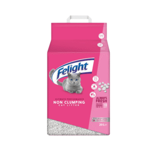 Felight Non-Clumping Cat Litter with Silverfresh Technology - 20L