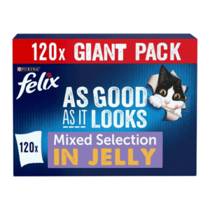 FELIX As Good As it Looks Mixed Selection in Jelly Wet Cat Food 120x100g