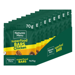 Natures Menu Superfood Snacks with Chicken - 9 x 70g