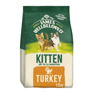 James Wellbeloved Junior Turkey & Rice Kitten Dry Food - 1.5kg