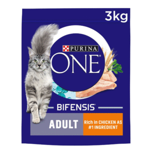 PURINA ONE Chicken Dry Cat Food 3kg (Pack of 4)