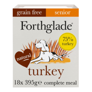 Forthglade Senior Grain Free Turkey Wet Dog Food - 18 x 395g