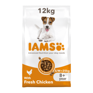 IAMS Senior Small & Medium Dry Dog Food - Chicken, 12kg