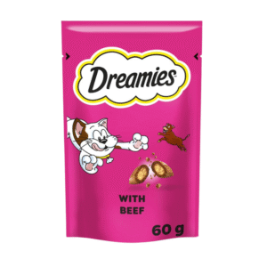 DREAMIES Beef Cat Treats Multipack - 8 x 60g Pouches