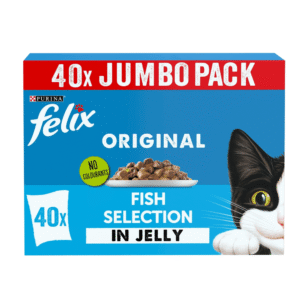 FELIX Original Fish Selection in Jelly Wet Cat Food 40x85g