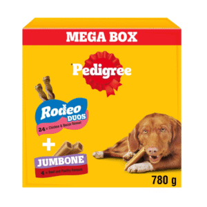 Pedigree Rodeo Duos & Jumbone Medium Dog Treats Mega Box - 780g