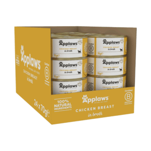 Applaws 24 Pack Chicken Breast in Broth Cat Food (70g Tins)