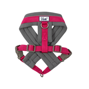 Ancol Viva Padded Dog Harness - Pink (Medium, 41-53cm)