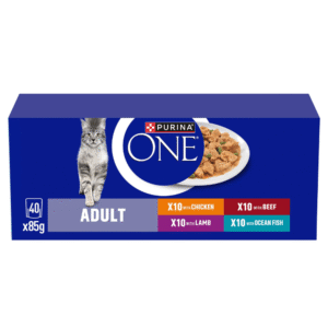 Purina ONE Mini Fillets in Gravy Mixed Selection - 40 x 85g