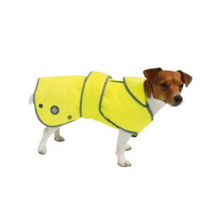 Ancol Muddy Paws All-Weather Stormguard Coat - Hi-Vis (S/M, 35cm)