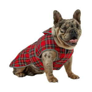 Ancol Heritage Dog Coat - Red Tartan Fleece Lined Jacket (XS)