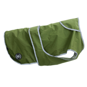 Ancol Stormguard Soft Shell Dog Coat - Khaki (S/M, 35cm)
