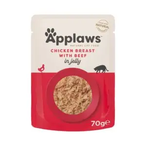 Applaws Natural Chicken with Beef in Jelly Cat Food - 16 x 70g