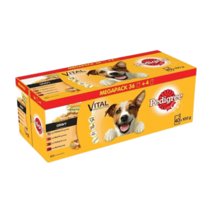 Pedigree Adult Wet Dog Food Pouches in Gravy - 40 x 100g